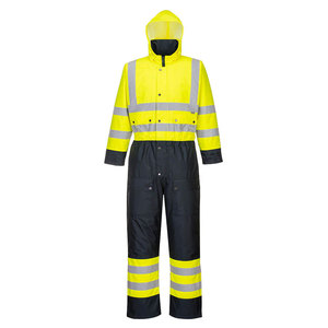 Combinaison de travail de sécurité en coton haute visibilité, combinaison de travail industrielle, combinaison de travail de construction, combinaison de protection durable - Product Image 3