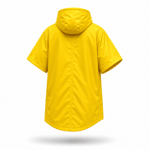 Parka de Natación con Capucha, Impermeable, de Manga Corta, Unisex, de Secado Rápido, con Cremallera Completa, para Natación, Surf y Playa - Product Image 3