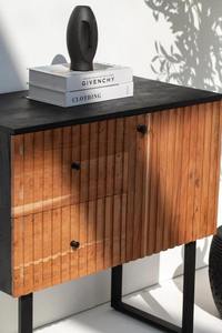 Premium Handcrafted Wooden Sideboard <b>Cabinet</b> with Two Doors and Ample <b>Storage</b> for Bedroom Kitchen Living <b>Room</b> and <b>Dining</b> Area - Product Image 6