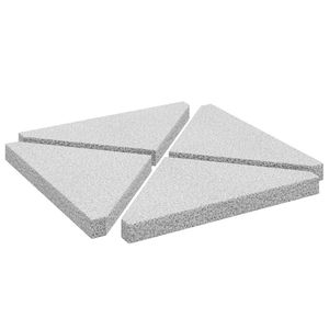 Plaque de poids pour parasol de patio en granit gris, de durabilité moyenne, catégorie de produit durable et de durabilité moyenne - Product Image 2