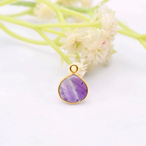 Natural Amethyst Single Bail Pendant 925 Sterling Silver Heart Shape Gemstone Pendant Smooth Gemstone Bezel Charm Women Jewelry - Product Image 5