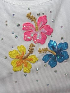 Blusa de Moda para Mujer, Estilo Industrial, Hecha a Mano, Bordada con Cuentas, de Manga Larga, con Lentejuelas - Product Image 3