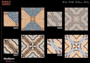 Baldosas de Cerámica Digitales para Exteriores, Superficie Mate, 300x300mm, 30x30cm, 12x12 Pulgadas, Resistentes, para Entradas de Vehículos y Estacionamientos - Product Image 5