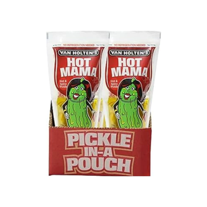 Cornichons Jumbo Van Holtens Premium en sachet, saveur aneth doux, lot de 12, approvisionnement en gros - Product Image 4