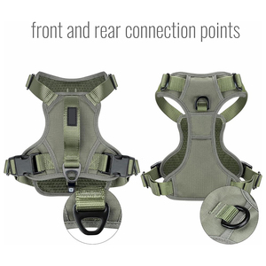 Adjustable Polyester <b>Dog</b> <b>Harness</b> with Buckle Closure No Pull Pet Vest <b>Harness</b> for Small <b>Dogs</b> Custom Size Comfortable Fit - Product Image 3