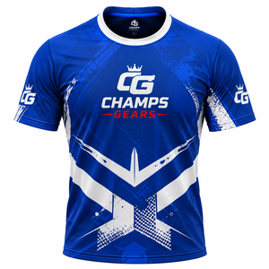 Camiseta Deportiva de Poliéster Sublimada Personalizada OEM para Hombre, de Secado Rápido, para Gimnasio y Entrenamiento |   Champs Gears - Product Image 6