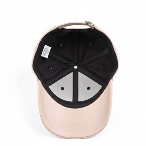 Gorra de Béisbol Ajustable de Cuero de Gamuza Beige Premium Personalizada, Gorra Deportiva Suave Minimalista para Hombre y Mujer - Product Image 6