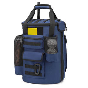 Bolsa de béisbol ligera para atletas con sección para zapatos y soportes laterales para bates, correas de transporte cómodas para jugadores adultos - Product Image 1