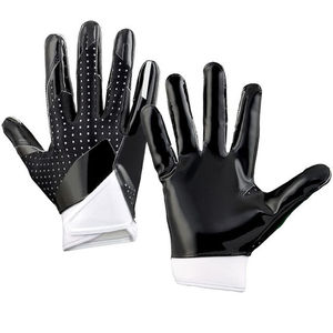 Proveedor Mayorista de la Mejor Calidad, Guantes de Fútbol Americano SALUBRIOUS SPORTS, Nuevo Estilo, Transpirables, Resistentes, de Poliéster/Algodón - Product Image 3