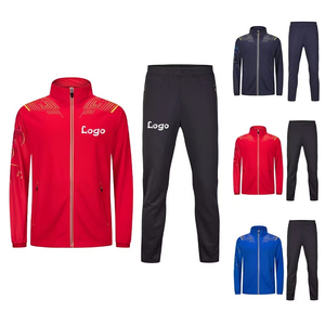 Soccer Tracksuits for <b>Men</b> Custom Logo Football Team Breathable Maternity Adult Training Wear - Product Image 4