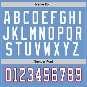 Sky Blue New Design Oversized Breathable Quick Dry Anti-Bacterial Adult Ice Hockey Jersey 100% Polyester Custom Team Name Front - Product Image 5