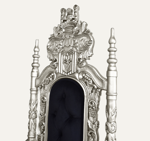 Silla de Trono de Madera de Caoba Sólida Personalizada, Clásica, Duradera, Hecha a Mano, Muebles para Sala de Estar y Eventos - Product Image 3