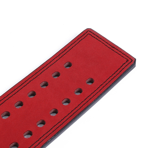 Ceinture de musculation en cuir avec boucle réglable pour l'entraînement en force, soutien lombaire unisexe, respirante, service OEM ODM - Product Image 3
