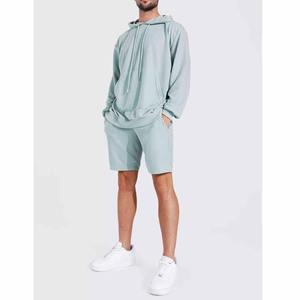 Conjunto de Sudadera con Capucha Oversize y Pantalones Cortos para Hombre, Chándal Casual de Dos Piezas, Ropa Deportiva Urbana, Atuendo Informal para Descansar - Product Image 5
