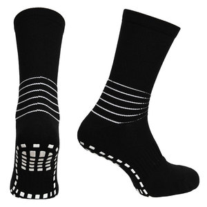 Black Regular Athletic <b>Socks</b> Sweat-Absorbent Seamless Fusing Non-Slip Sole Winter Women's Spandex/Nylon Breathable Yoga <b>Socks</b> - Product Image 4