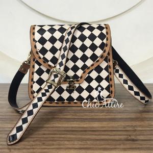 Hand Tooled Carving Leather Handbag Sling <b>Bag</b> Gypsy Boho New Arrival Shoulder Handmade Western Stylish Checks Design <b>Bags</b> - Product Image 1