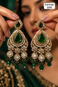 Pendientes de Araña Florales Modernos de Latón Chapado en Oro con Perlas de Imitación para Mujer, Ideales para Bodas y Fiestas - Product Image 6