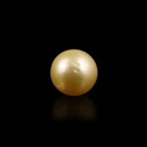 Loose Golden Pearl 3.85 Carat 11mm Seawater Freshwater Gemstone for Fine Jewelry - Product Image 2