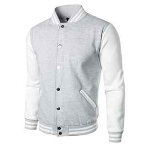 Wholesale Fashion Casual <b>Men</b> Varsity <b>Jackets</b> Baseball Varsity <b>Jacket</b> soft material Cotton Polyester <b>Letter</b> <b>Men</b> Varsity <b>Jackets</b> - Product Image 5