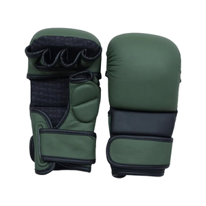 Gants de boxe en cuir de haute qualité pour l'entraînement, le grappling, le MMA, le sparring, avec fermeture à boucle antidérapante pour un usage unisexe - Product Image 1
