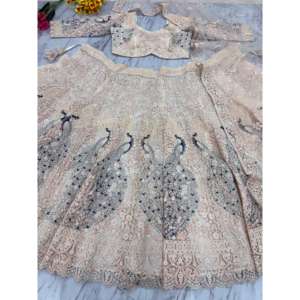 Lehenga Choli avec broderie au fil Taille 2XL - Product Image 6