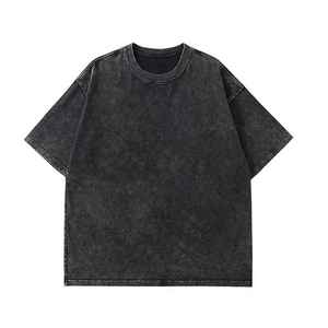 Camiseta y Pantalones Cortos Unisex con Lavado Ácido, 100% Algodón de Alta Calidad, Teñido Liso, Diseño Vintage Ecológico con Logotipo - Product Image 3