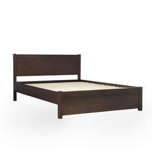 Cadre de lit de rangement en bois d'hévéa du Vietnam OEM/ODM, meuble de chambre écologique avec boîte de rangement, lit plateforme démontable - Product Image 3
