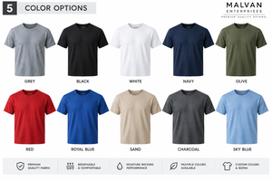 Fabricante de Camisetas de Algodón Personalizadas Premium, 100% Algodón, Cuello Redondo, Manga Corta, Ropa Deportiva Informal al por Mayor - Product Image 4