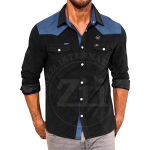 7OZ Summer Cool and Fashion Arc Rated Fire Retardant T-shirt Flame Resistant Lightweight FR Welding Button down Shirt - Product Image 6