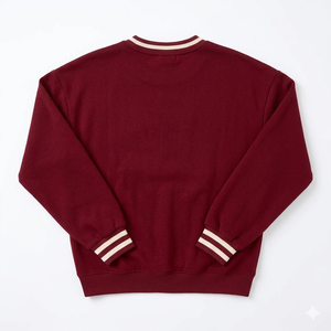 <b>Sweatshirt</b> Dark Brown <b>V</b> <b>Neck</b> Hoodies <b>Women</b> Long Sleeve 100% Cotton Knitted Breathable Pullover Loose Fit Streetwear OEM Custom - Product Image 2