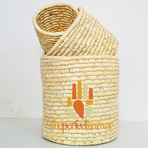 Ensemble de pots à fleurs Moonj Grass, style rond, pour la décoration de la maison et du bureau. - Product Image 5