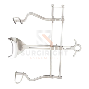 เครื่องมือผ่าตัดสัตว์แบบมือหมุน Balfour Abdominal Retractor ทำจากสแตนเลส ได้รับการรับรองมาตรฐาน CE รับประกัน 1 ปี - Product Image 3