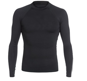 MMA Rash Guard Tops Unisex Custom <b>Compression</b> Long Sleeve Breathable Quick Dry Anti-Bacterial Polyester Spandex Custom Logo - Product Image 4