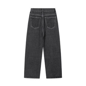 กางเกงยีนส์ทรงหลวมสไตล์ล่าสุด ซันเฟดเดนิม สำหรับผู้ชาย พร้อมซิป OEM กางเกงยีนส์ทรงหลวมแบบสั่งทำพิเศษสำหรับผู้ชาย - Product Image 2