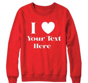 Sweat-shirt personnalisé avec votre texte - Product Image 1