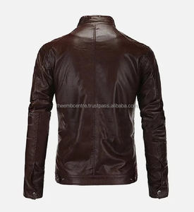 Chaquetas de cuero a la moda para hombre hechas a medida al mejor precio, ropa de hombre recién llegada, chaqueta de cuero a la mejor venta para hombre para invierno - Product Image 5