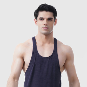 Débardeur Homme Sans Couture Côtelé Uni Personnalisé pour Sport et Fitness – Écologique, Séchage Rapide, Respirant - Product Image 2