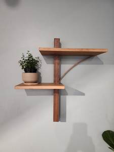 Étagères flottantes en bois personnalisées pour la décoration murale du salon, de la chambre, de la cuisine, du bureau et de la salle de bain - Product Image 1
