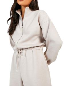 Conjuntos Deportivos de Invierno al por Mayor, Conjuntos de Sudadera para Mujer, Algodón, Proveedor, Ropa Deportiva Lisa, Chándales para Mujer - Product Image 2