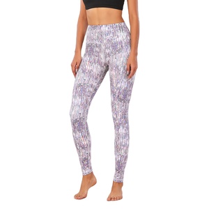 Leggings personnalisés avec logo pour femmes, vêtements de fitness, de gym et de yoga, leggings taille haute pour femmes, en vente, service OEM - Product Image 1