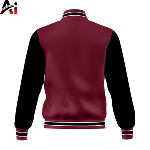 Chaqueta Varsity Letterman OEM de Fábrica para Hombre, Chaqueta de Moda Urbana de Béisbol Personalizada, Chaqueta de Mezcla de Lana - Product Image 3