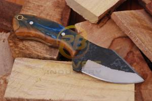 Couteau à lame fixe personnalisé – Couteau de chasse et de camping plein air à lame pleine longueur avec manche ergonomique en résine - Product Image 4