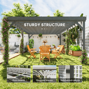 ศาลาหลังคาพร้อมที่นั่งไม้ - Product Image 4