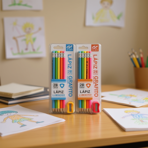 Lápices de Colores Fluorescentes LAPIZ 2B, Juego de 10 Piezas con 12 Unidades por Paquete - Product Image 2