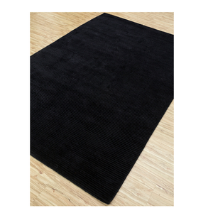 Tapis rectangulaire fait main en laine et viscose, tissé à la main, tapis de sol texturé doux de qualité supérieure, tapis décoratif pour la maison - Product Image 2
