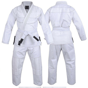 ชุดยูโดบราซิลเลียนยิวยิตสู (BJJ Gi) สำหรับการแข่งขัน ผ้าเพิร์ลวีฟ กางเกงริปสตอป รับผลิตแบบ OEM ODM แบรนด์ส่วนตัว - Product Image 1