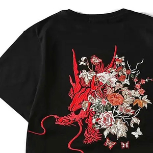Men's Loose Fit <b>T</b> <b>Shirt</b> Custom Size Cotton <b>Polyester</b> Blend Short Sleeve Embroidered <b>T</b> <b>Shirt</b> Wholesale - Product Image 6