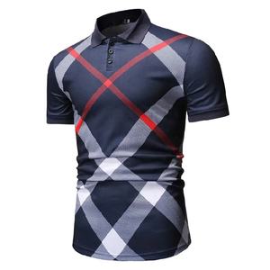 Polo en coton de sublimation avec bouton et logo vierge personnalisé de haute qualité T-shirt à col pour hommes Nouveaux modèles T-shirts polo - Product Image 2