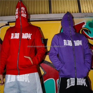 Fabricant de survêtements personnalisés Designer de haute qualité Sweats à capuche épais et pantalons de survêtement amples Ensemble de survêtements pour hommes - Product Image 5