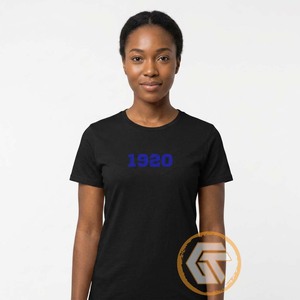 T-shirts pour femmes GREEK TREASURES Zeta Phi Beta Sorority, en jersey brodé, décontractés, de haute qualité, respirants, 100 % coton, avec lettres - Product Image 4